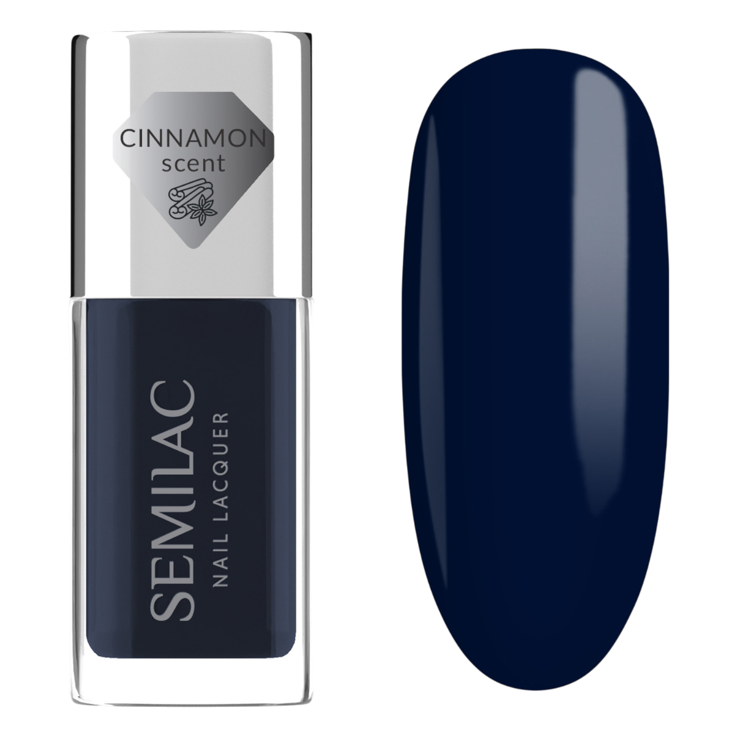 Semilac Lakier klasyczny Nail Laquer, 113 Blue Ink