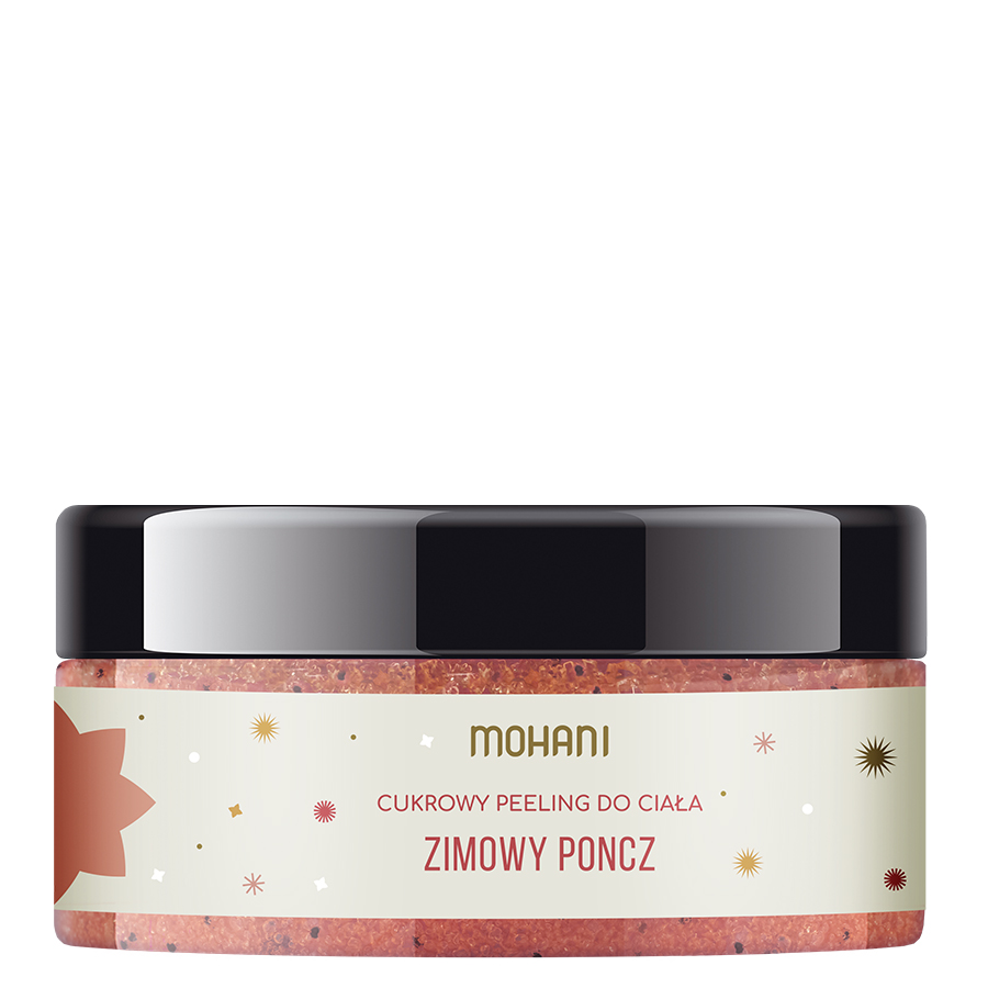 Mohani Zimowy Poncz - Cukrowy Peeling do ciała  160 g 160 ml