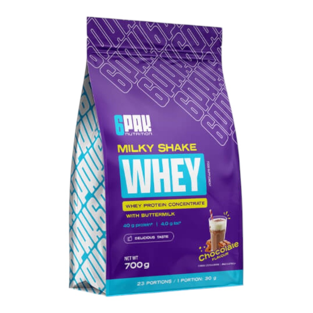 6PAK Milky Shake Whey Chocolate, proszek 700 g