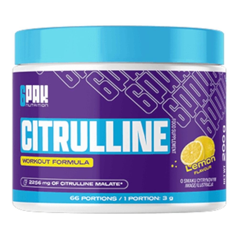 6PAK Citruline Jar Smak Cytrynowy, proszek 200 g