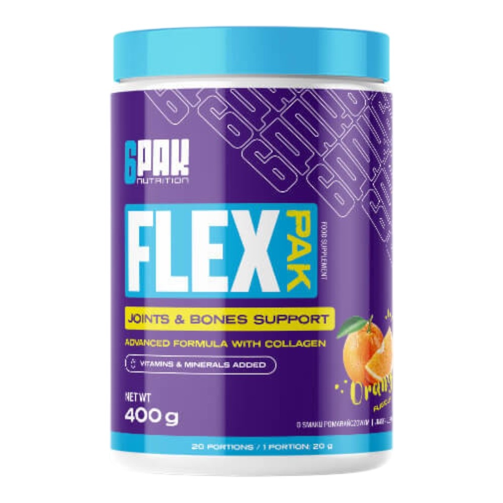 6PAK Flex Pak Jar Orange, proszek 400 g