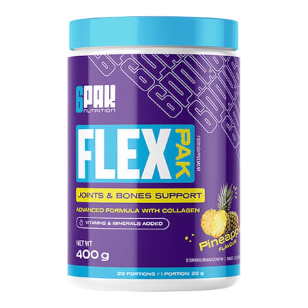 6PAK Flex Pak Jar Pineapple, proszek 400 g