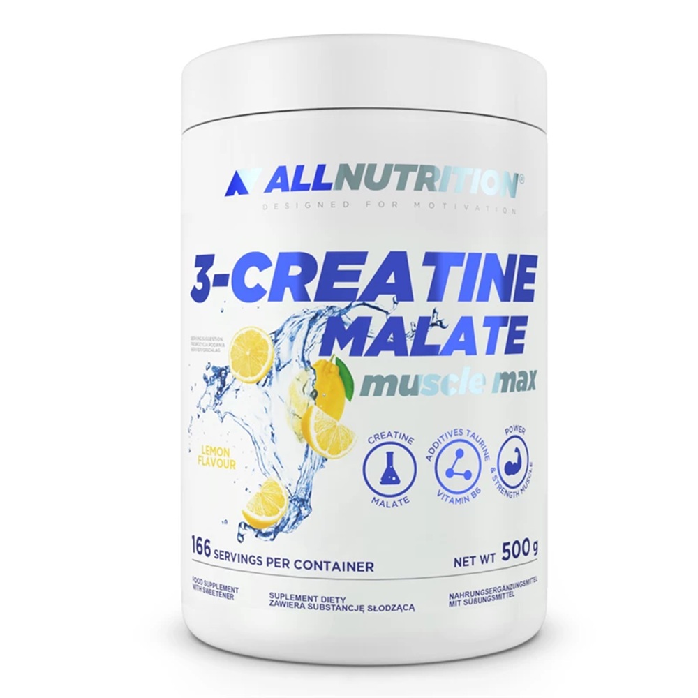 Allnutrition 3-Creatine Malate Muscule Max Lemon, proszek 500 g