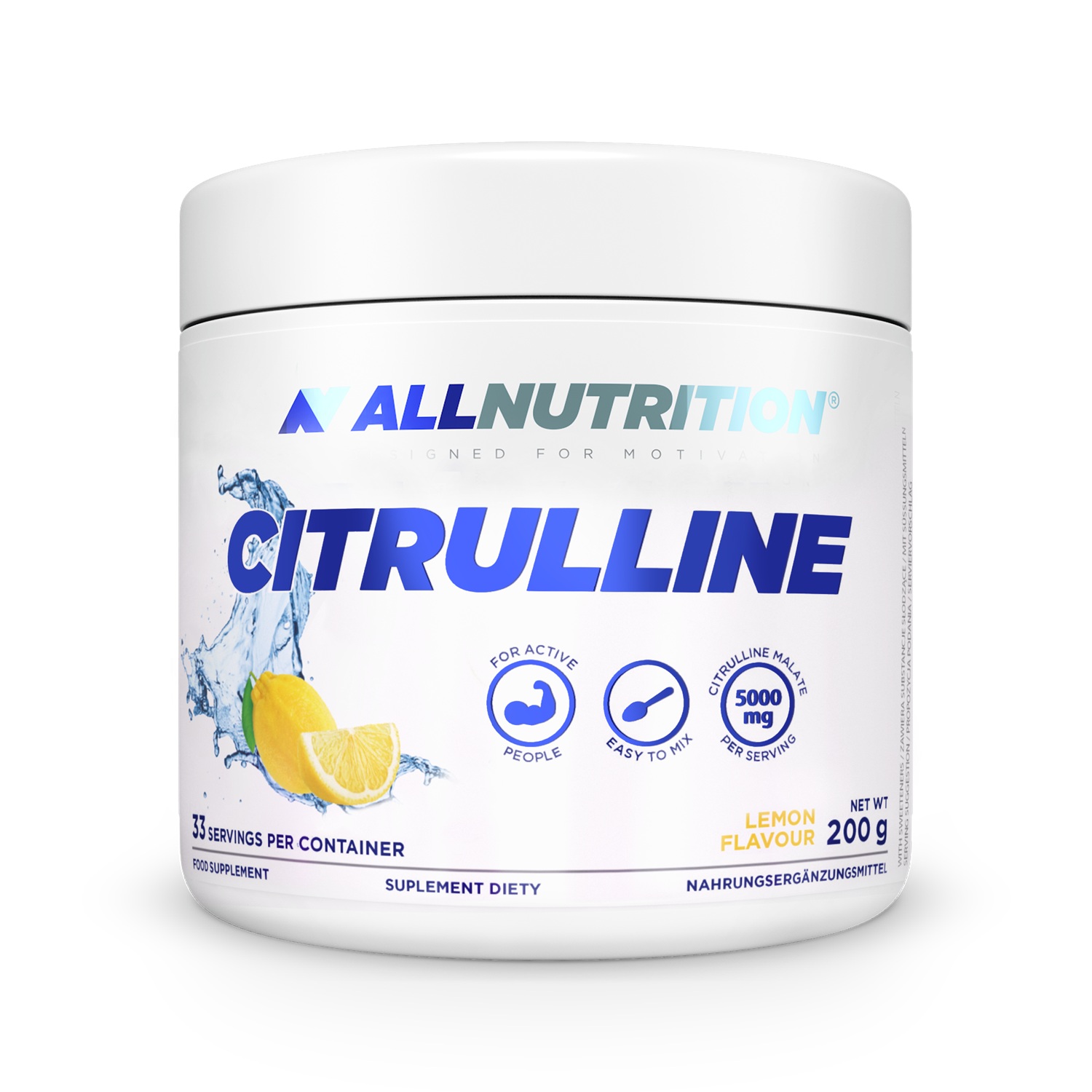 Allnutrition Citrulline Lemon, proszek 200 g