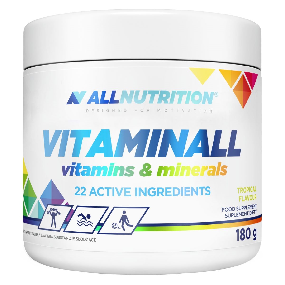 Allnutrition Vitaminall Tropical proszek 180 g