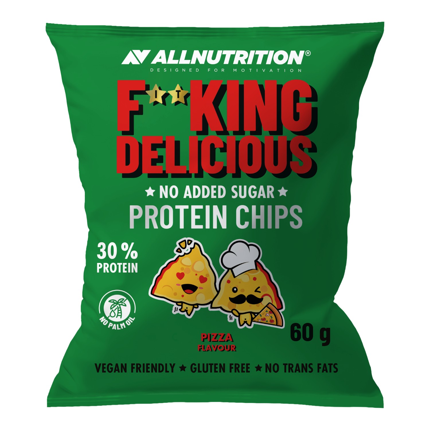 Allnutrition Fitking Delicious Proteinowe Chipsy pizza