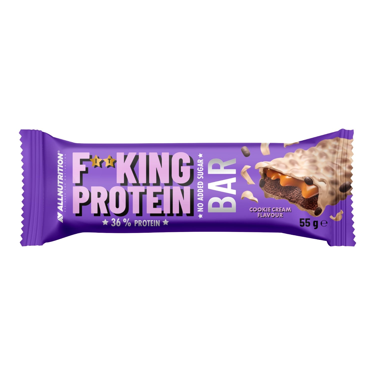 Allnutrition Fitking Protein Bar - cookie cream Baton proteinowy