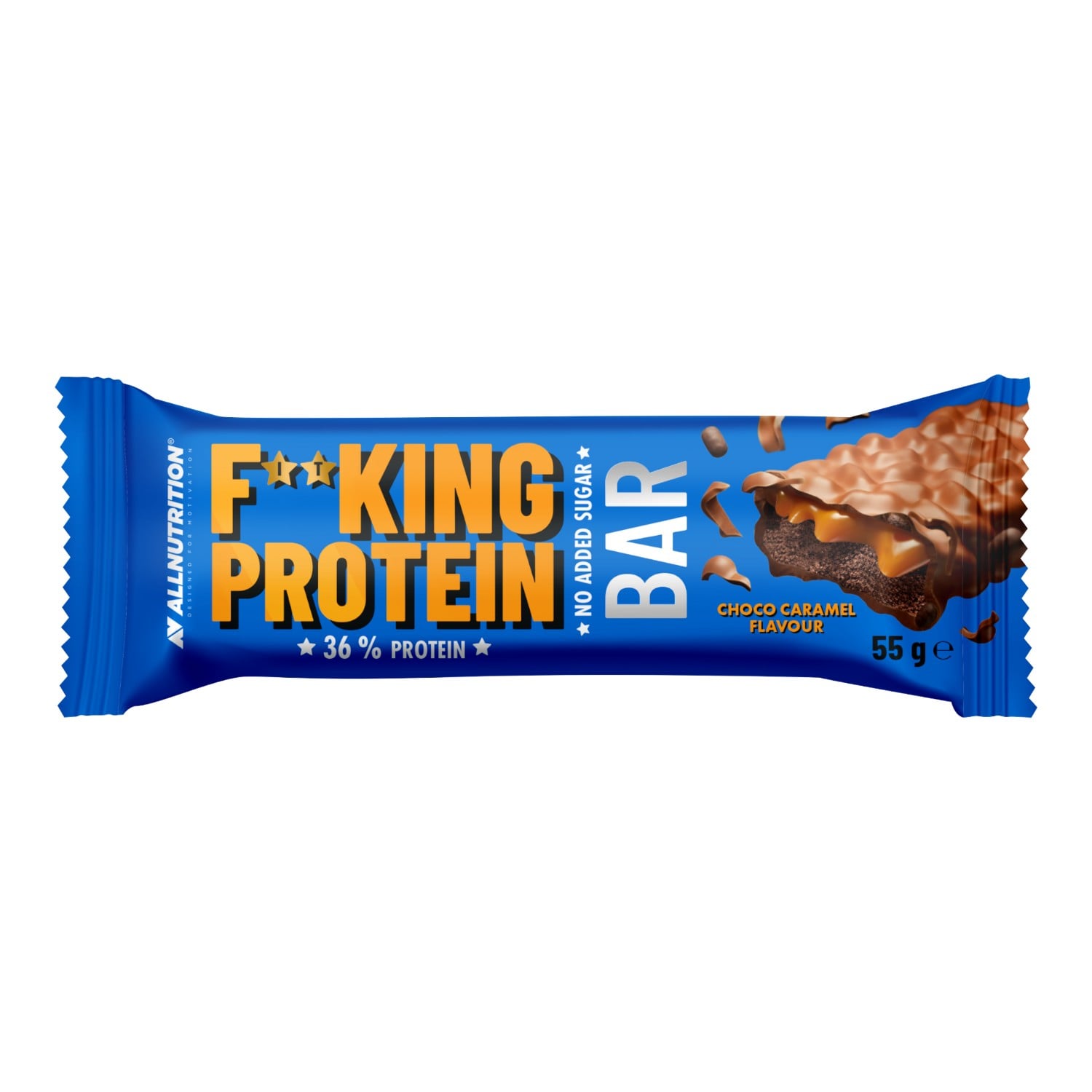 Allnutrition Fitking Protein Bar Baton karmelowy
