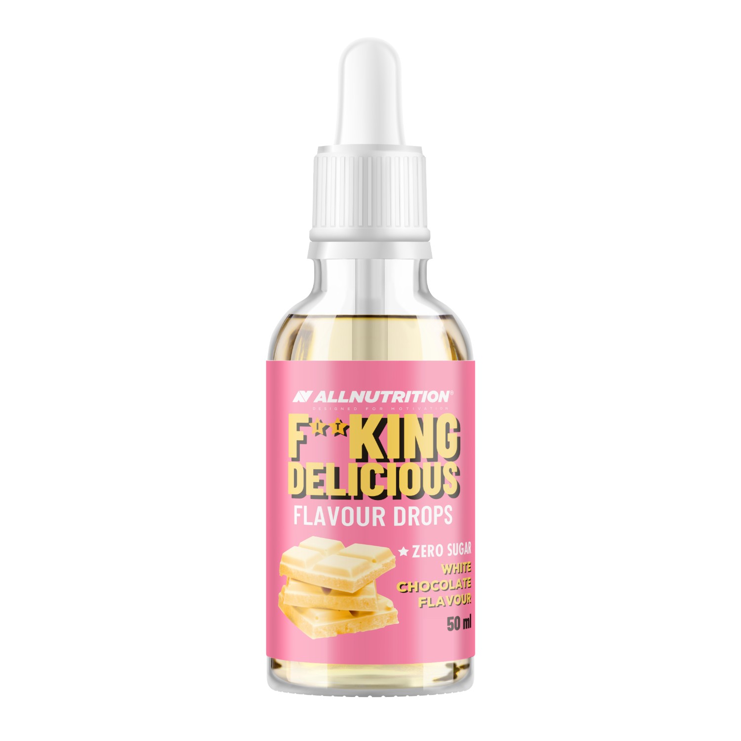 Allnutrition Fitking Delicious Flavor Drops - white chocolate Syrop biała czekolada