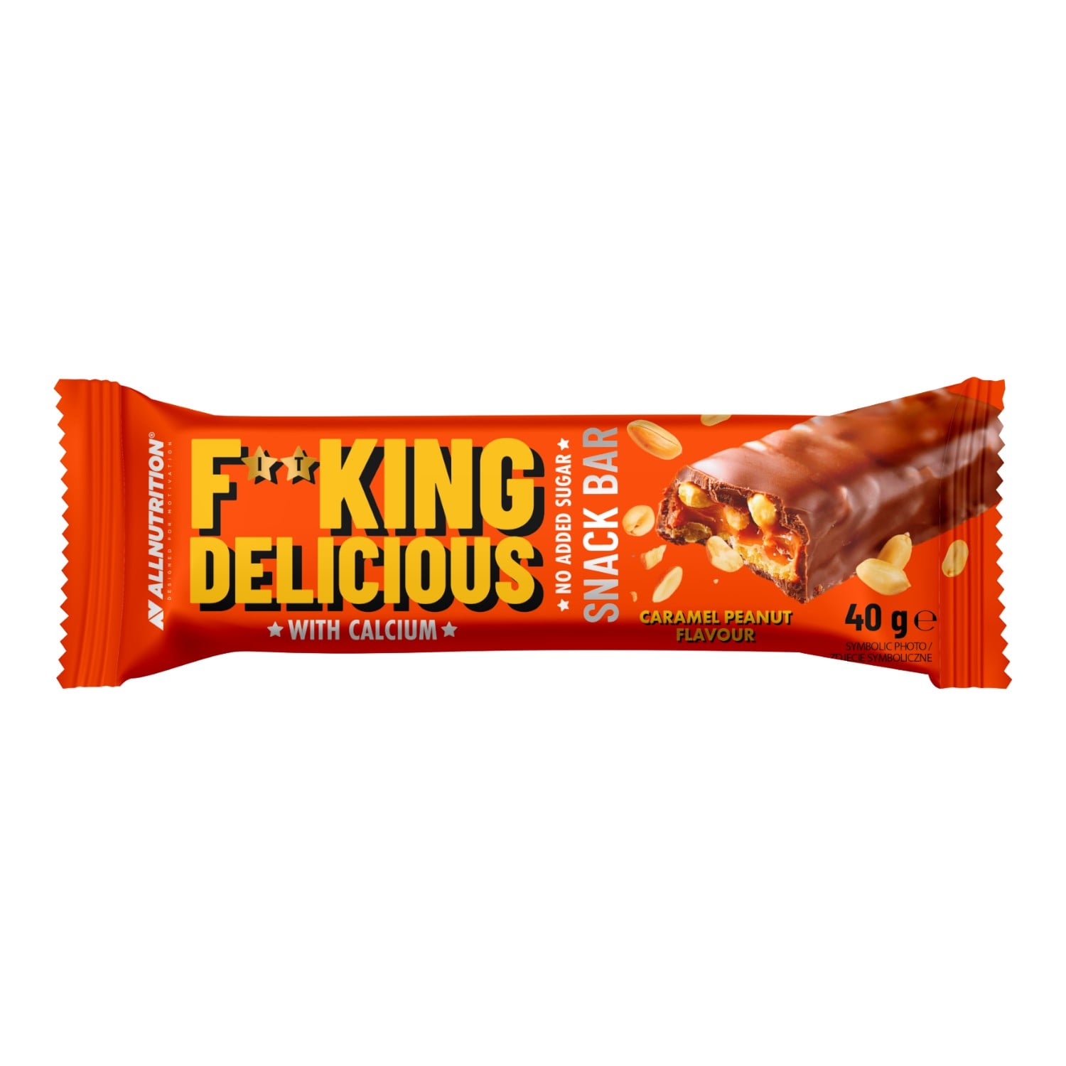 Allnutrition Fitking Delicious Snack Bar - peanut new Baton orzechowy