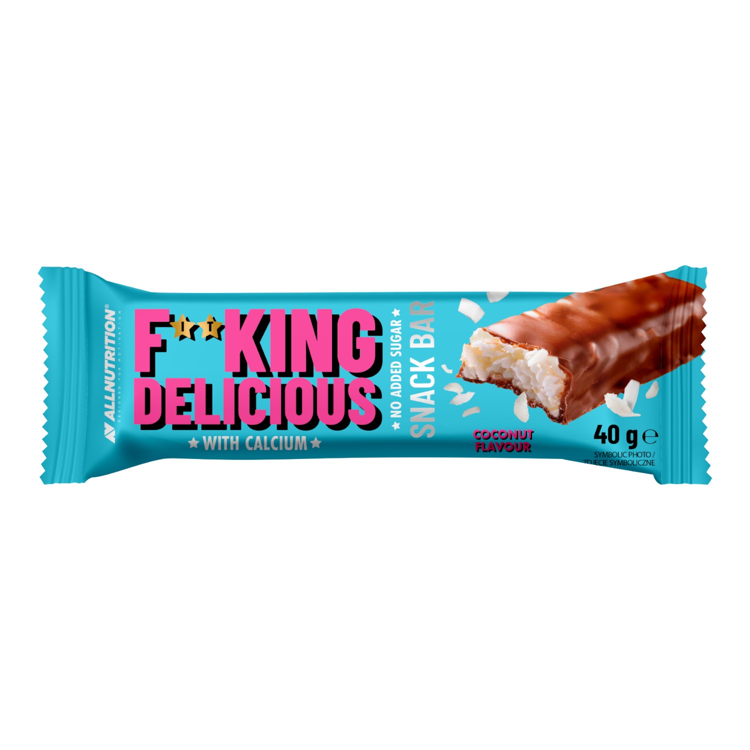 Allnutrition Fitking Delicious Snack Bar - coconut new Baton kokosowy