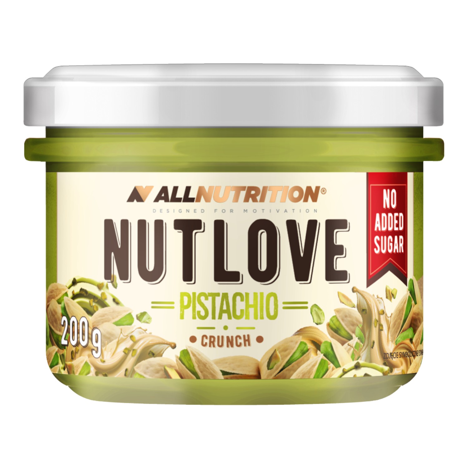 Allnutrition Nutlove Pistachio Crunch Krem pistacjowy z ciasteczkami