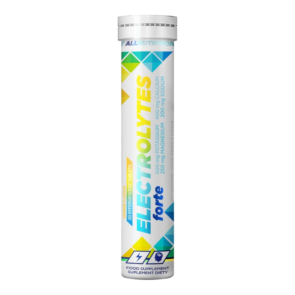 Allnutrition Electrolytes Forte Orange Tabletki musujące, 20 szt.