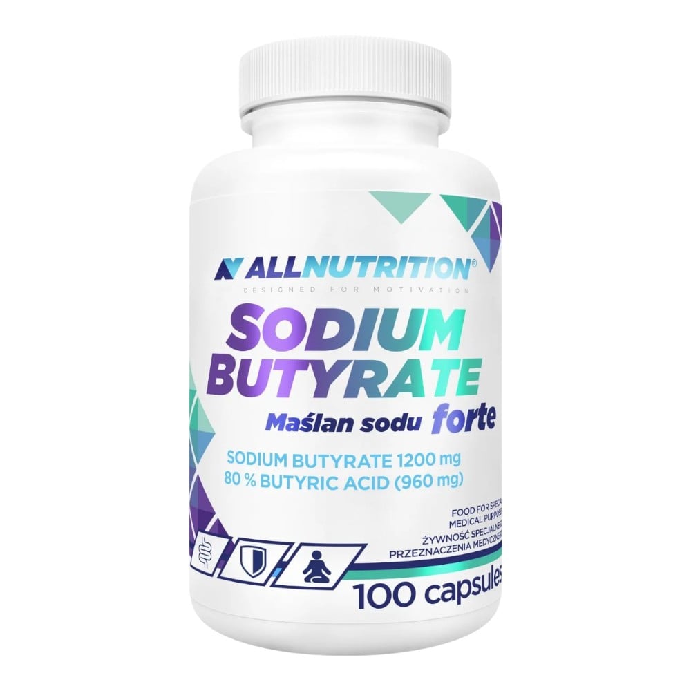 Allnutrition Sodium Butyrate Forte Kapsułki, 100 szt.