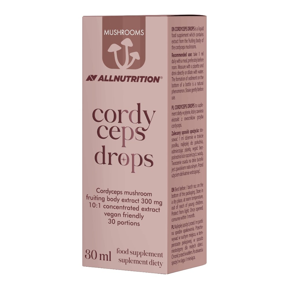 Allnutrition Mushrooms Cordyceps Krople, 30 ml