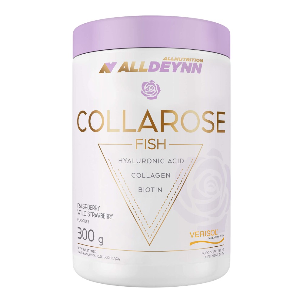 Allnutrition Alldeynn Collarose Fish Peachini Kolagen Proszek, 300 g