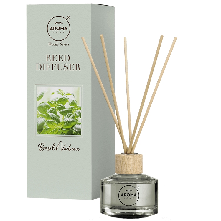 Aroma Home Woody Series Bastoncini profumati Basilico e Verbena 50 g 50 g