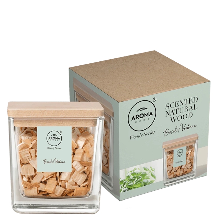 Aroma Home Woody Series Chips di Legno Basilico e Verbena 70 g 70 g