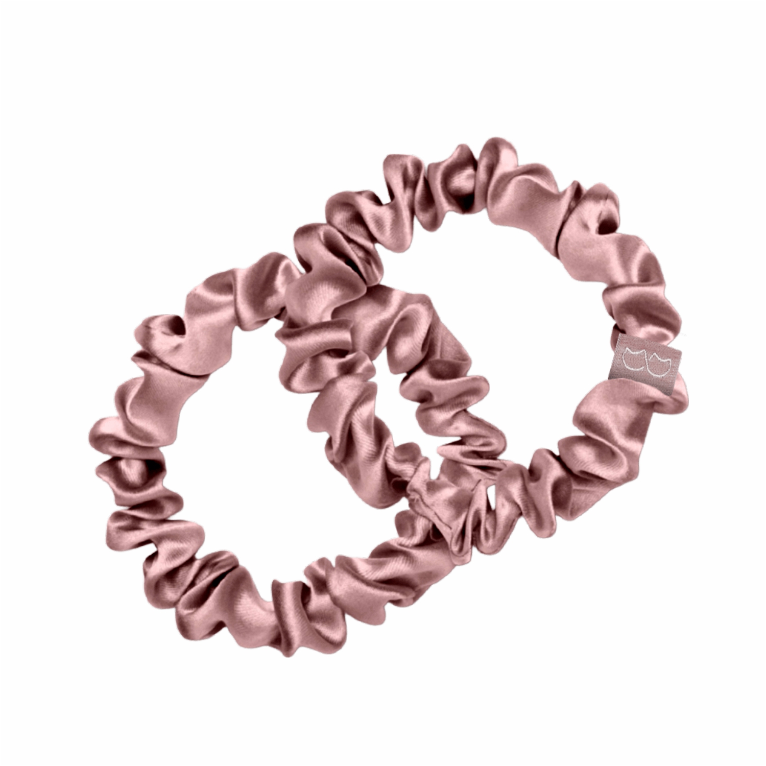 Cat & Cat Komplet Jedwabnych Różowych Gumek Slim