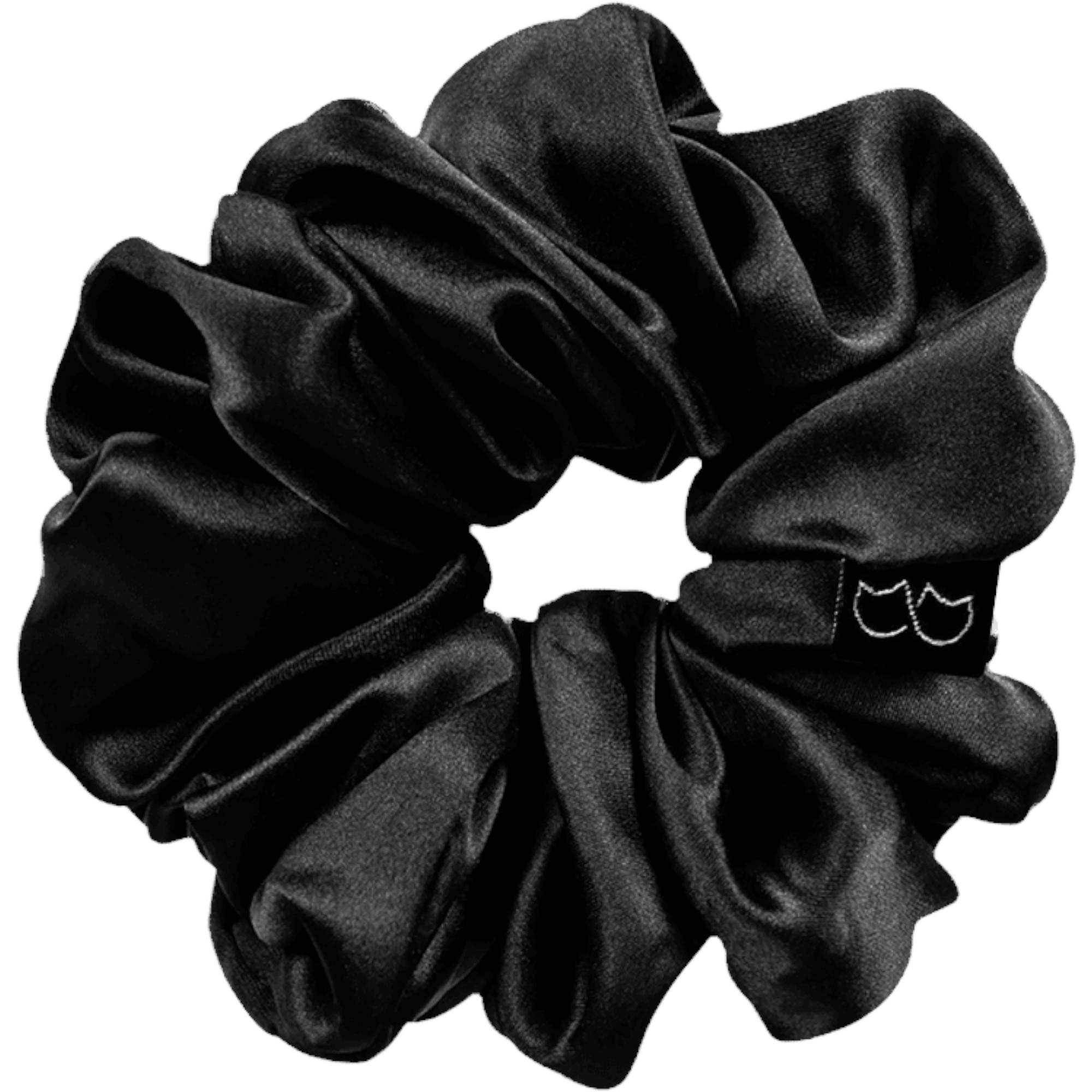 Cat&Cat  Jedwabna Gumka do włosów maxi, BLack