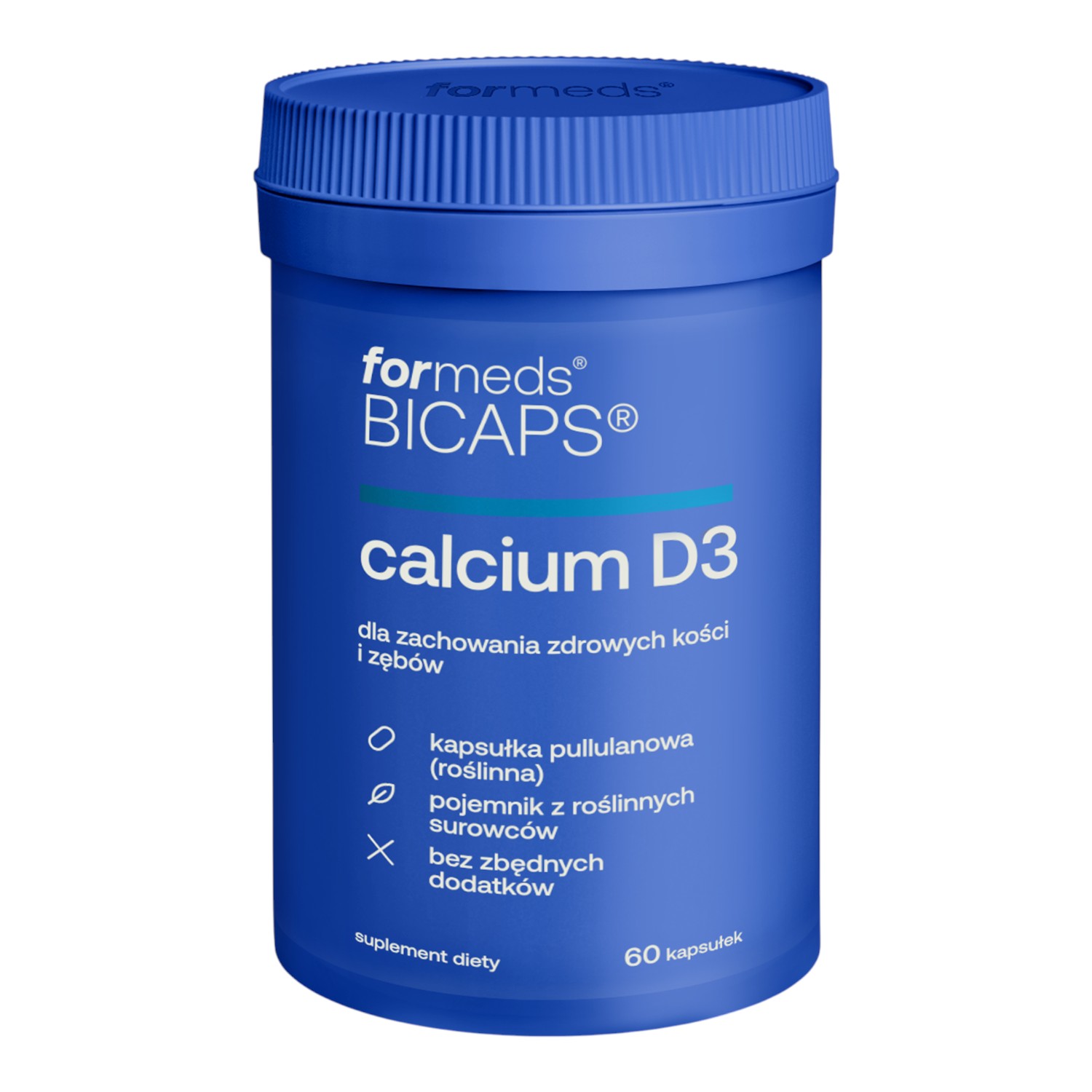 Formeds Bicaps Calcium D3 Kapsułki, 60 szt.
