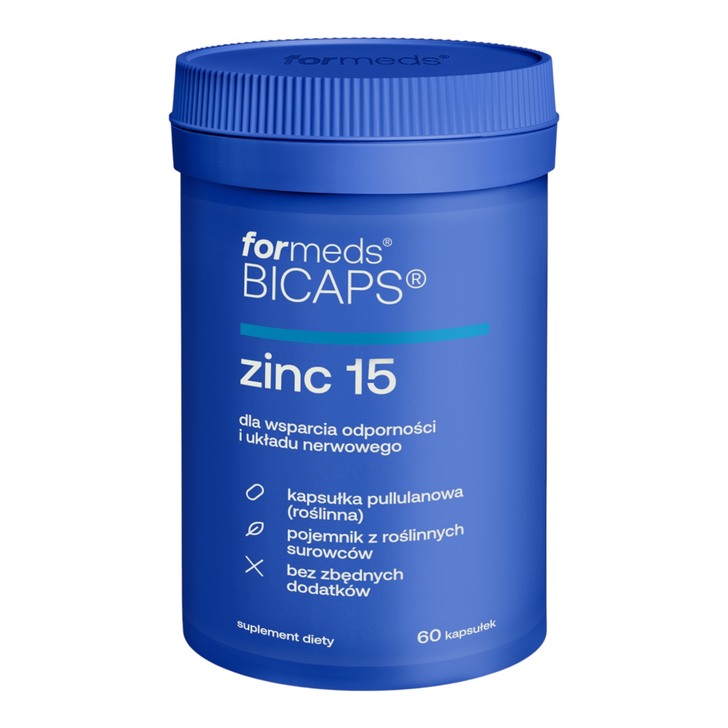 Formeds Bicaps Zinc 15 Kapsułki, 60 szt.