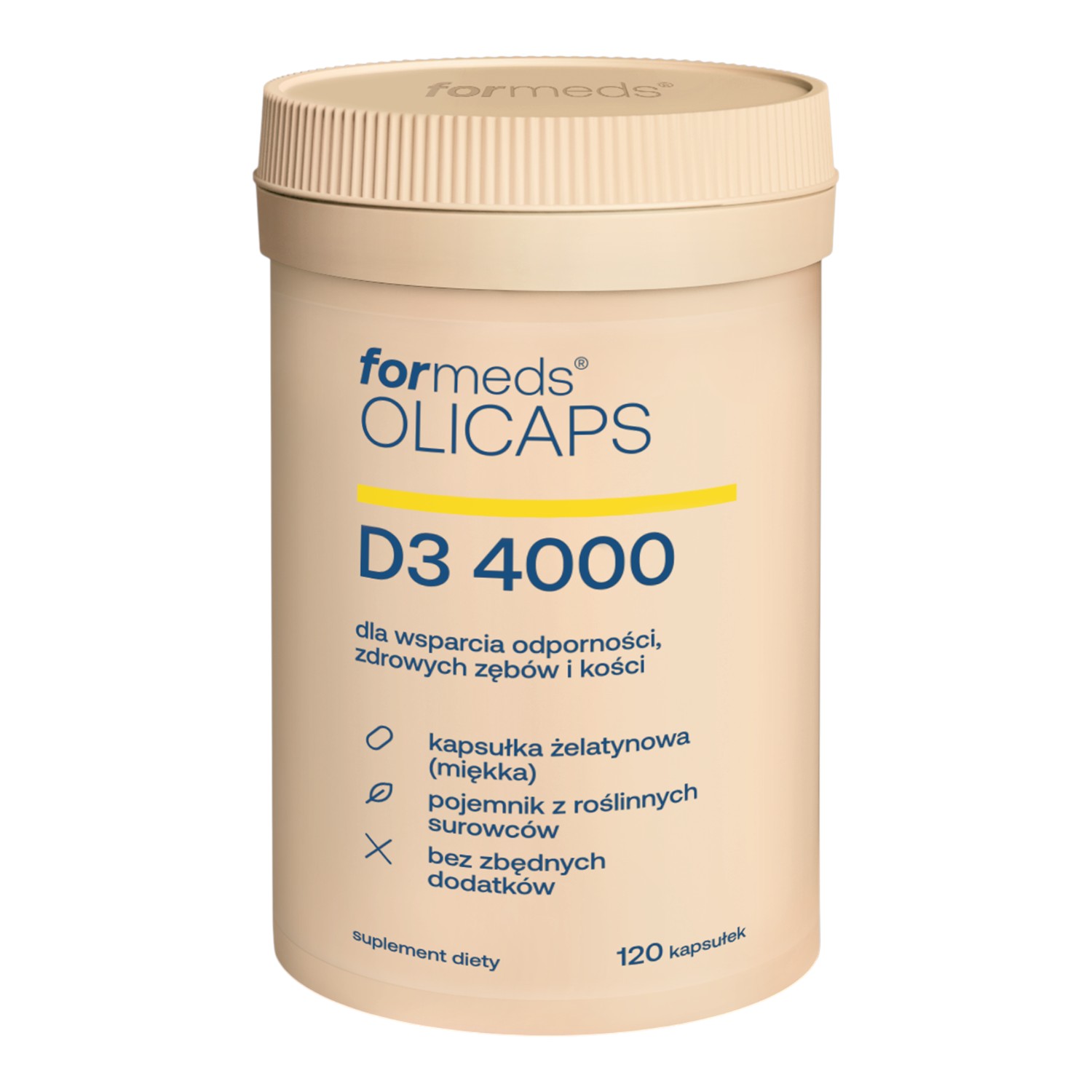 Formeds Olicaps D3 4000 Kapsułki, 120 szt.