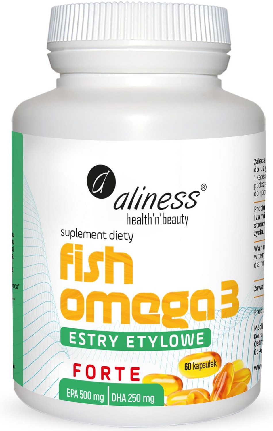 Alienss Fish omega 3 Forte estry etylowe, kapsułki