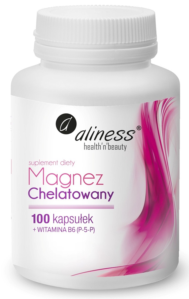 Aliness Magnez Chelatowany 720 mg + B6(P-5-P), kapsułki 100 szt.