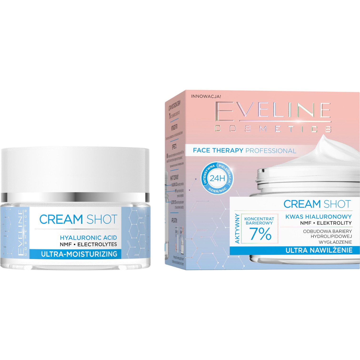 Eveline Cream Shot Krem ultra nawilżenie 