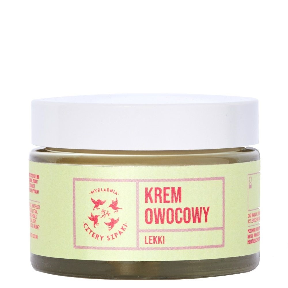 Mydlarnia Cztery Szpaki Lekki krem owocowy do twarzy