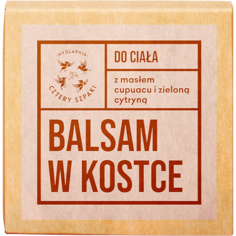 Mydlarnia Cztery Szpaki Balsam do ciała w kostce