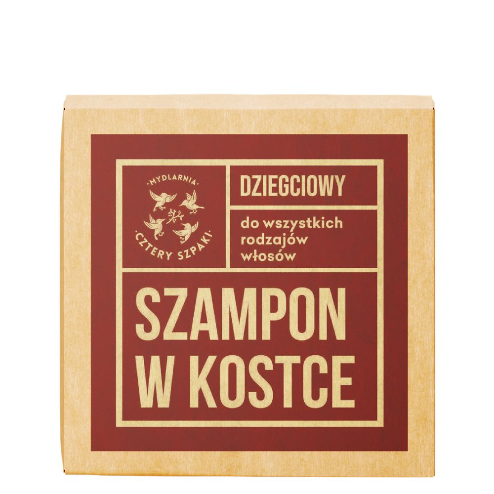 Mydlarnia Cztery Szpaki Szampon w kostce dziegciowy