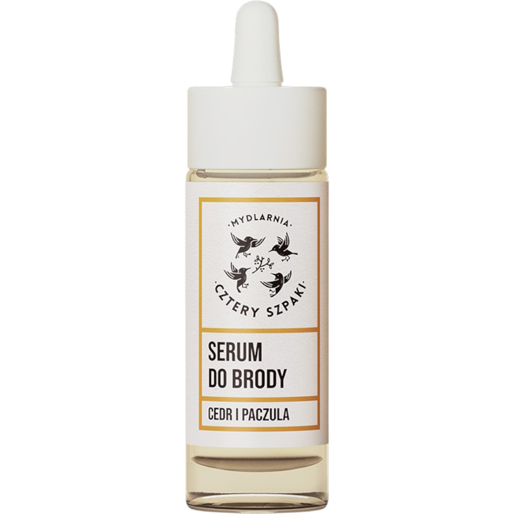Mydlarnia Cztery Szpaki Serum do brody, Cedr i Paczula 