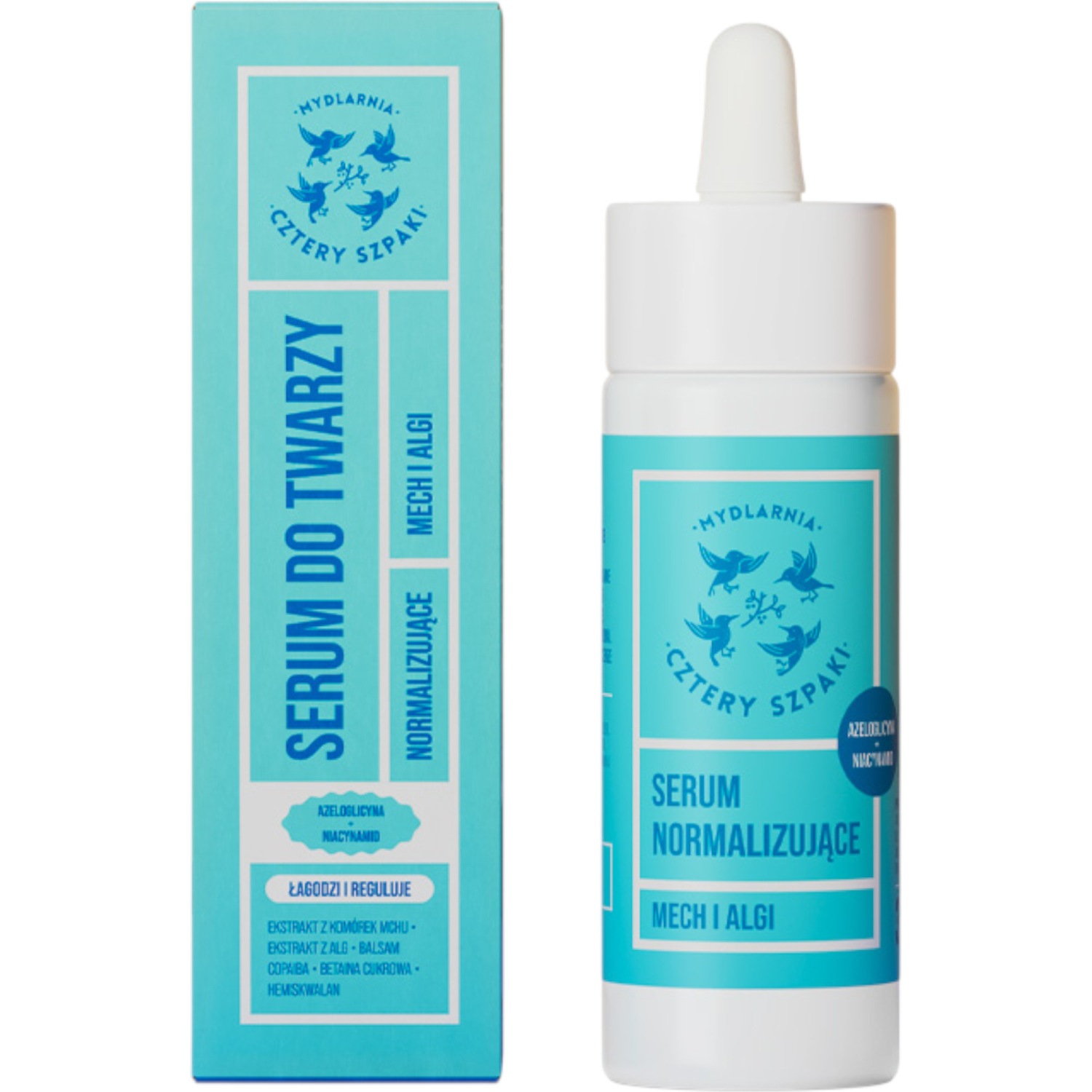 Mydlarnia Cztery Szpaki Siero normalizzante, Muschio e Alghe