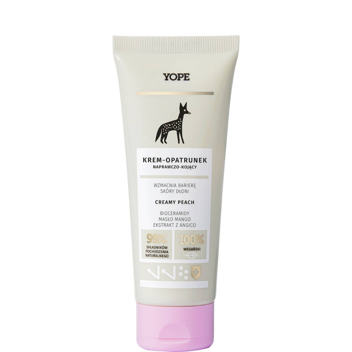 Yope Creamy Peach Krem-opatrunek do rąk