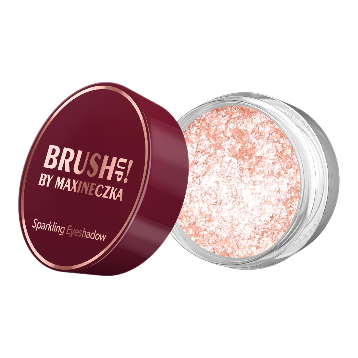 Brush Up! By Maxineczka Błyszczący cień do powiek, 02 Peach Gold