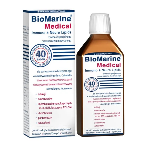 BioMarineMedical Immuno & Neuro Lipids 4 Rodzaje Olejów Rybich o Biologicznym Składzie