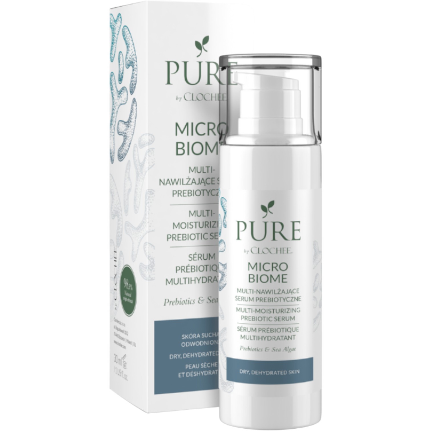 Pure by Clochee Microbiome Multi-nawilżające serum prebiotyczne