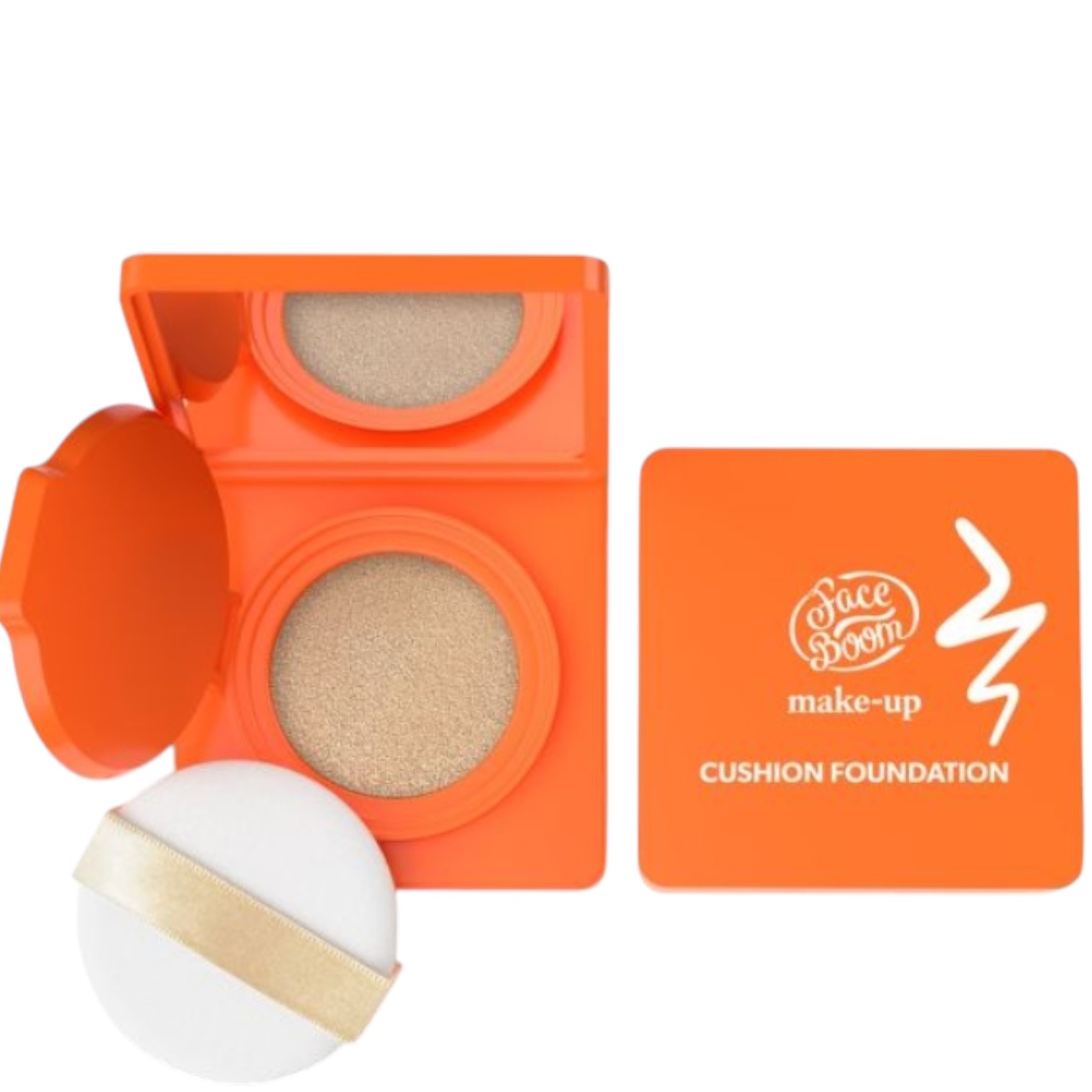 Face Boom Make-Up Fondotinta Cushion, 01 Light