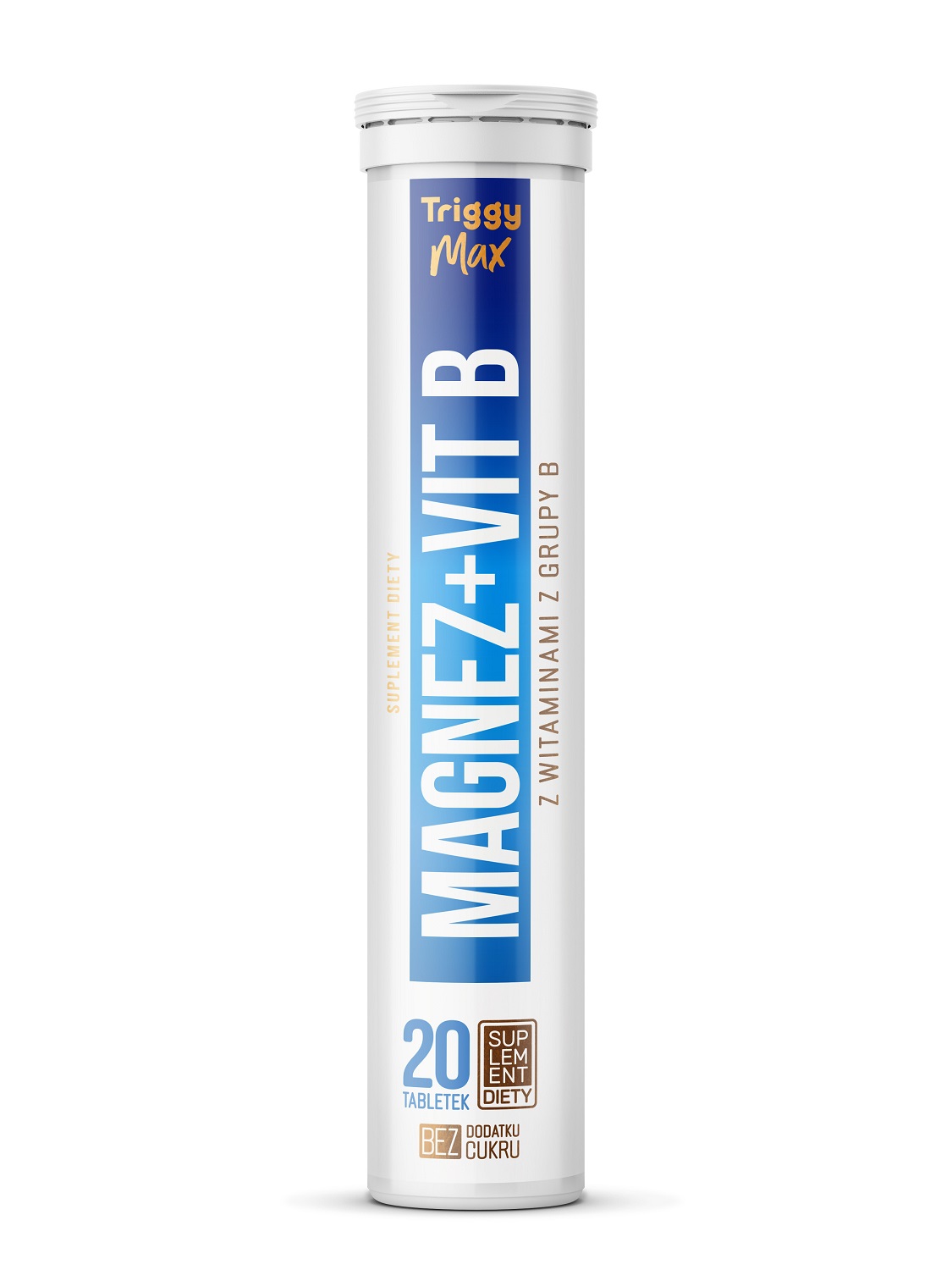 Triggy Tabletki musujące Magnez + Vit B 