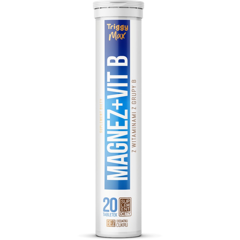Triggy Tabletki musujące Magnez + Vit B