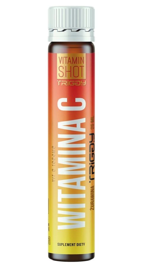Triggy Vitamin Shot Witamina C Smak żurawina Płyn w ampułce 25 ml