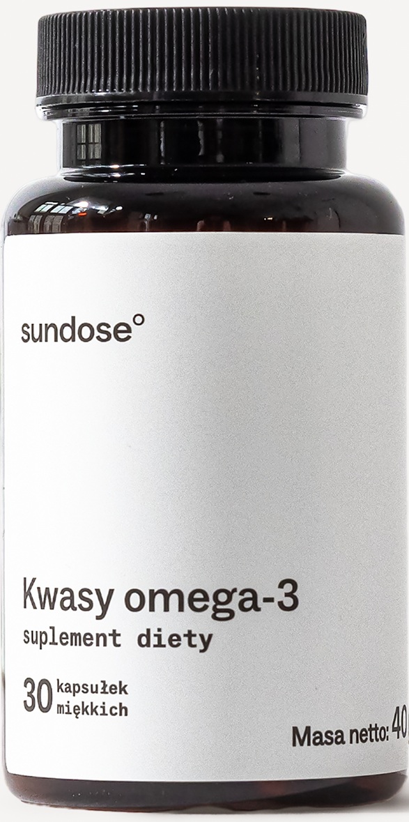 Sundose Kwasy Omega-3 Słoik, kapsułki miekkie 30 szt.