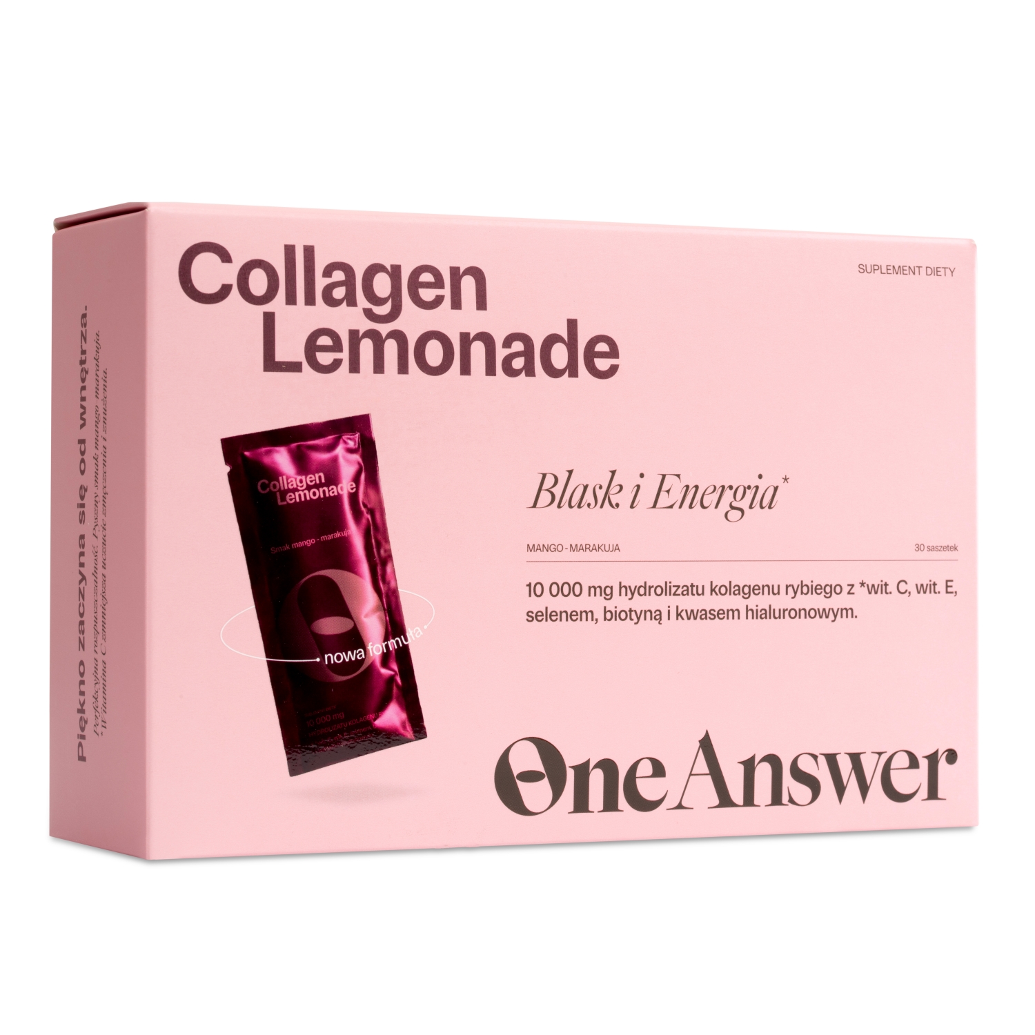 OneAnswer Collagen Lemonade Proszek w saszetkach, 30 szt.