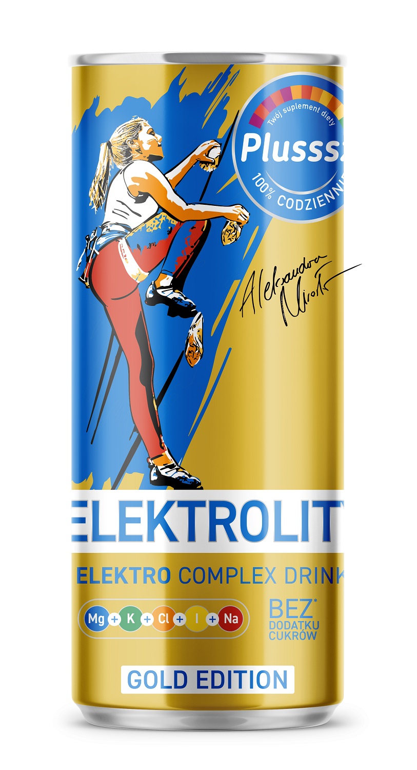 Plusssz Elektrolity Electro Complex Drink Gold Edition smak Mango z Cytryną, płyn, 250 ml