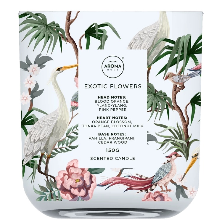 Aroma Home Wild Candela profumata Fiore Esotico 150 g 150 g
