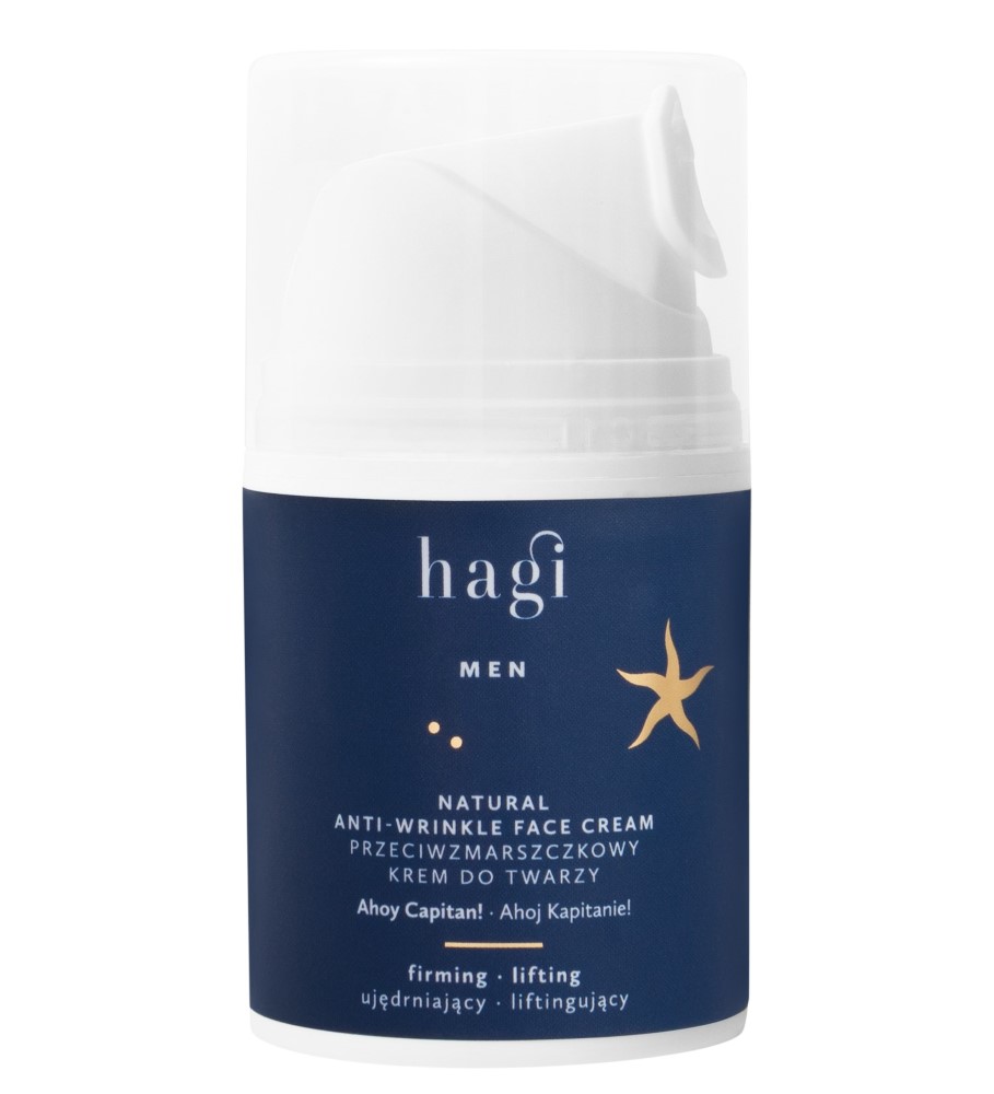 Hagi Ahoj Kapitanie Naturalny krem do twarzy przeciwzmarszczkowy 50ml 50 ml