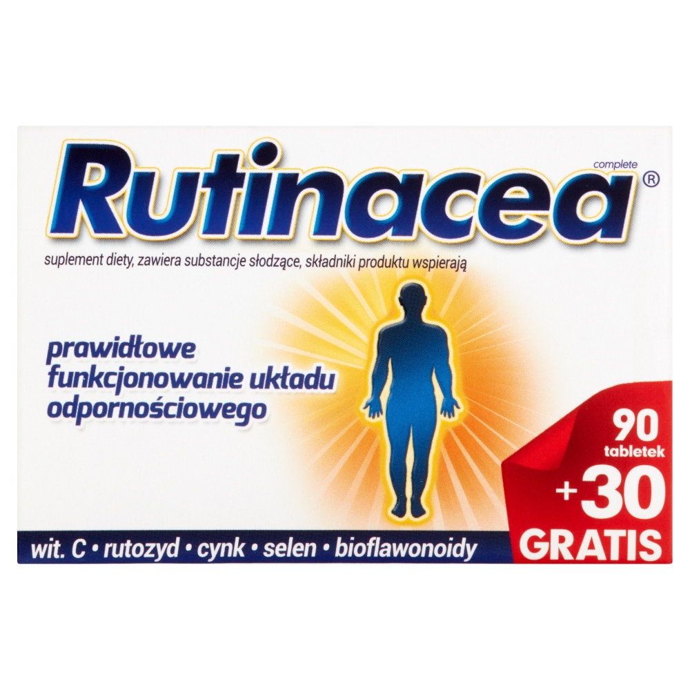 Rutinacea Complete, Suplement diety na wzmocnienie odporności, Tabletki