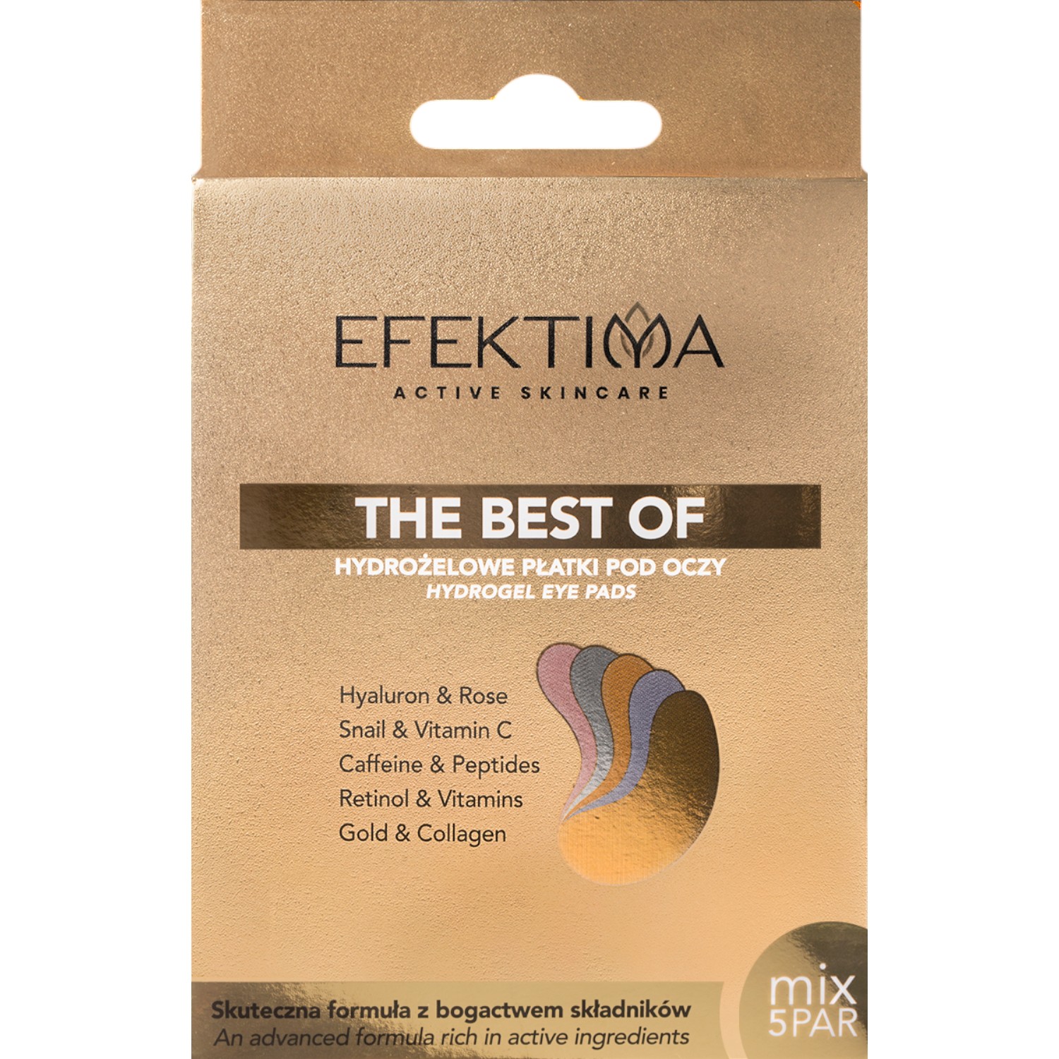 Efektima Hydrożelowe płatki pod oczy The Best Of, 10szt